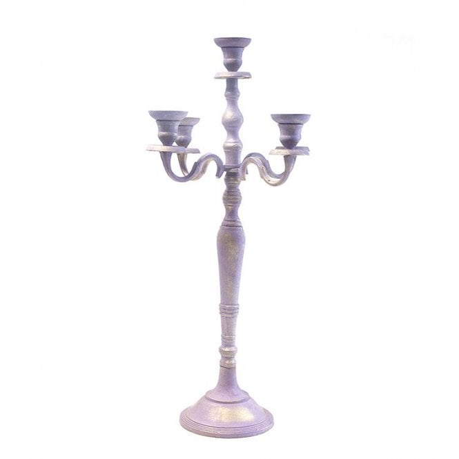 Candelabra Rustic Purple/Gold Matt 80cm