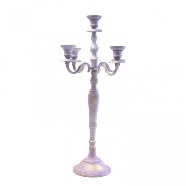Candelabra Rustic Purple/Gold Matt 80cm