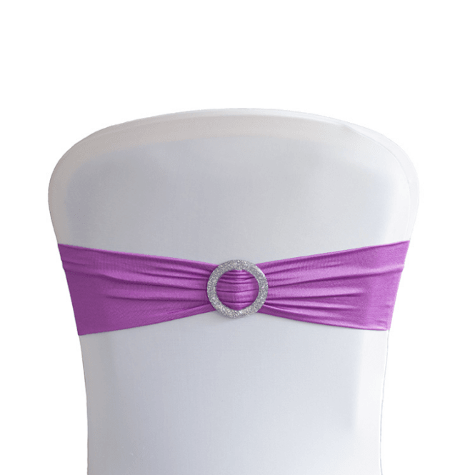 Lycra Band With Buckle Lilac