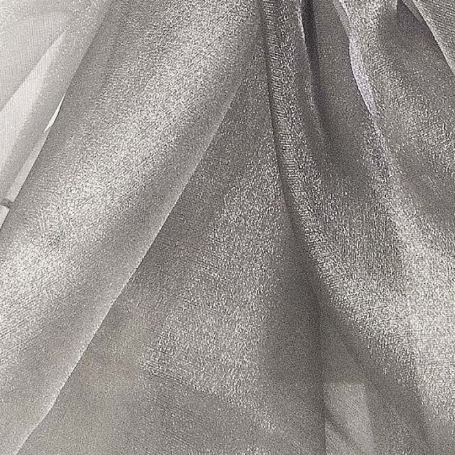 Organza Fabric Platinum