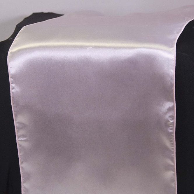 Satin Table Runner Pink
