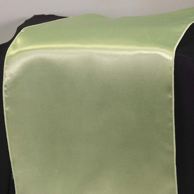 Satin Table Runner Sage