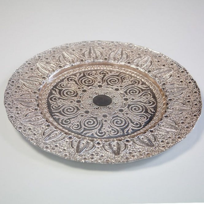 Charger Plate Champagne Silver Pearl 0251