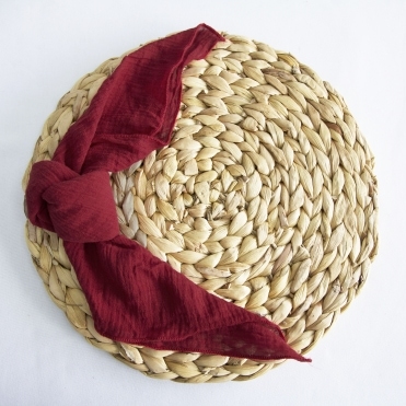 Cheesecloth Napkins Garnet