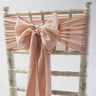 Cheesecloth Sash Dusky Pink