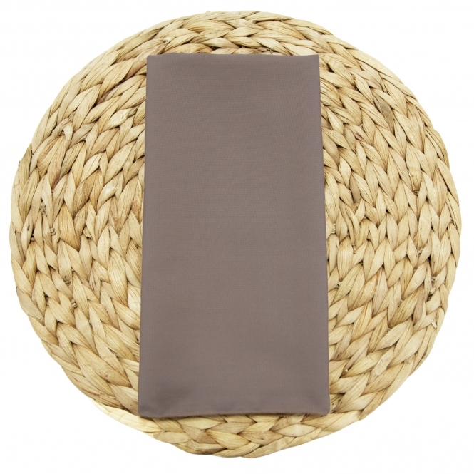 Chic Matte Satin Napkins Mink No. 49