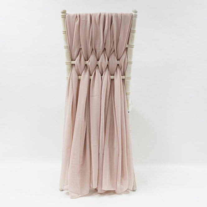 Chiffon Drape Weave Set of 5 Pale Pink
