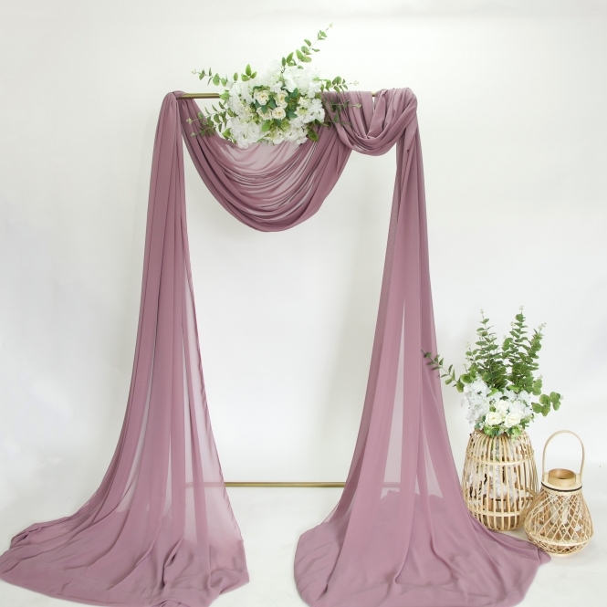 Chiffon Fabric 9m Dusty Lavender