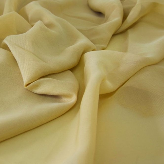 Chiffon Fabric Antique Gold