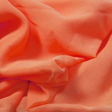 Chiffon Fabric Coral