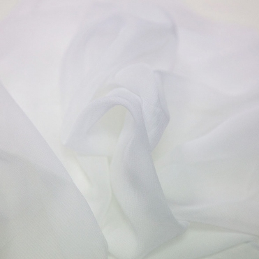 Chiffon Fabric Roll White 25m