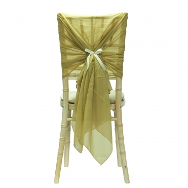 Chiffon Hoods Only Antique Gold