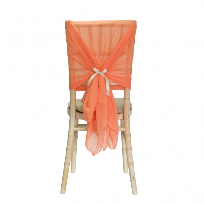 Chiffon Hoods Only Coral