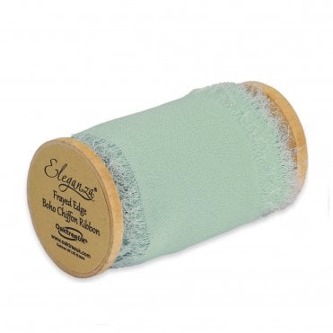 Chiffon Ribbon Boho Mint