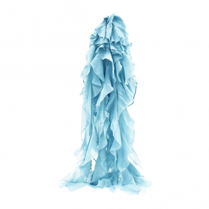 Chiffon Ruffles Only Pale Blue