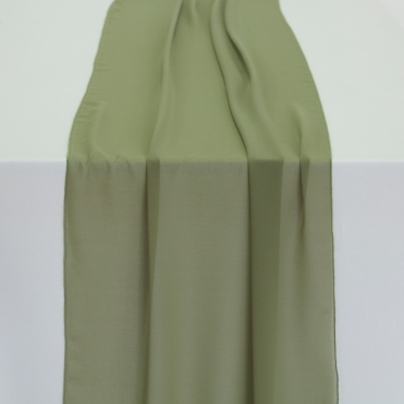 Chiffon Table Runner Large Desert Khaki