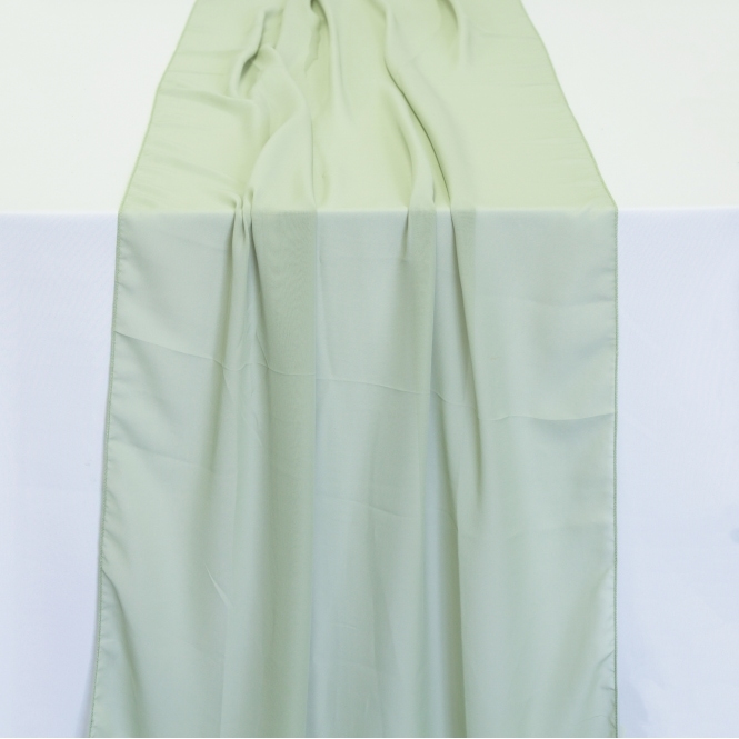 Chiffon Table Runner Large Light Sage - Table Linens from Chair Cover ...