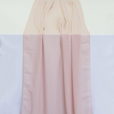 Chiffon Table Runner Large Rose Gold
