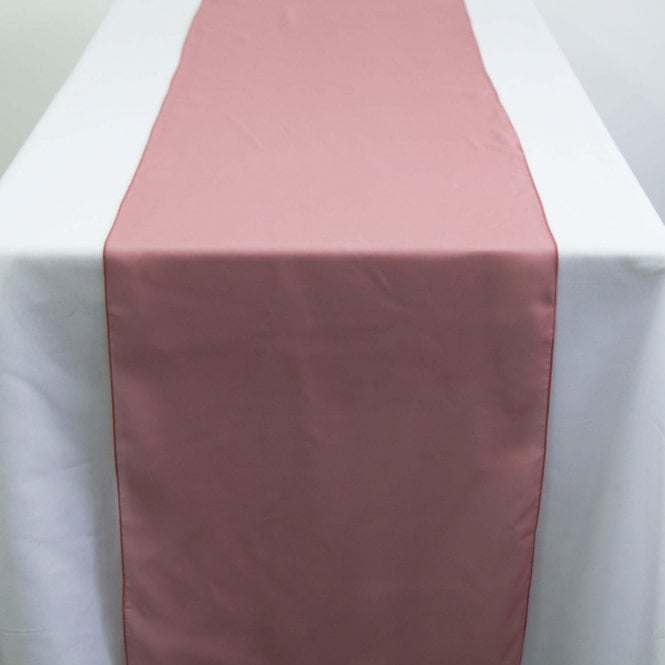 Chiffon Table Runners Large Dusty Rose