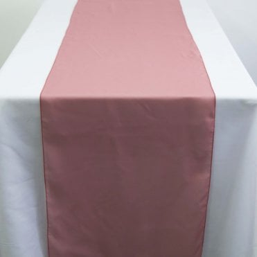 Chiffon Table Runners Large Dusty Rose