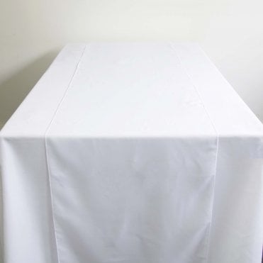 Chiffon Table Runners Large White