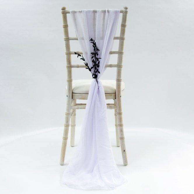 Chiffon Vertical Drops Pale Lavender x 100
