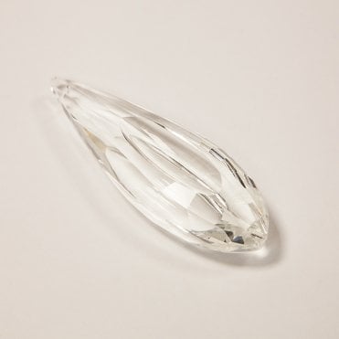 Clear Beveled Crystal Drop 120mm