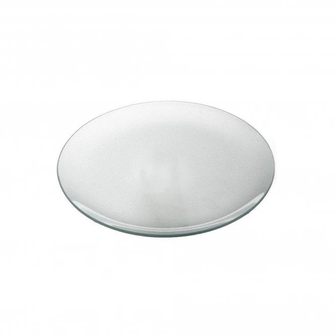 Clear Frosted Glass Charger Plate 30cm