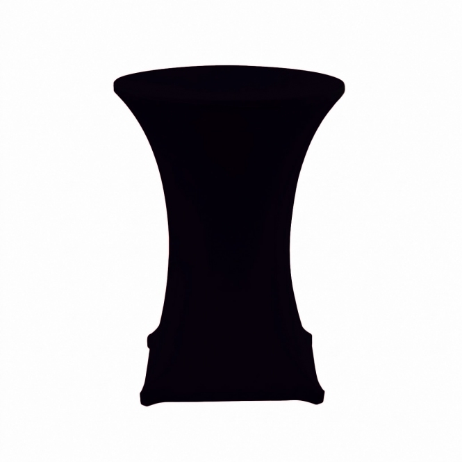 Cocktail Lycra Table Covers Size A Black