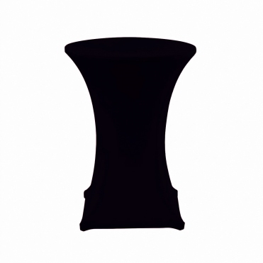 Cocktail Lycra Table Covers Size A Black