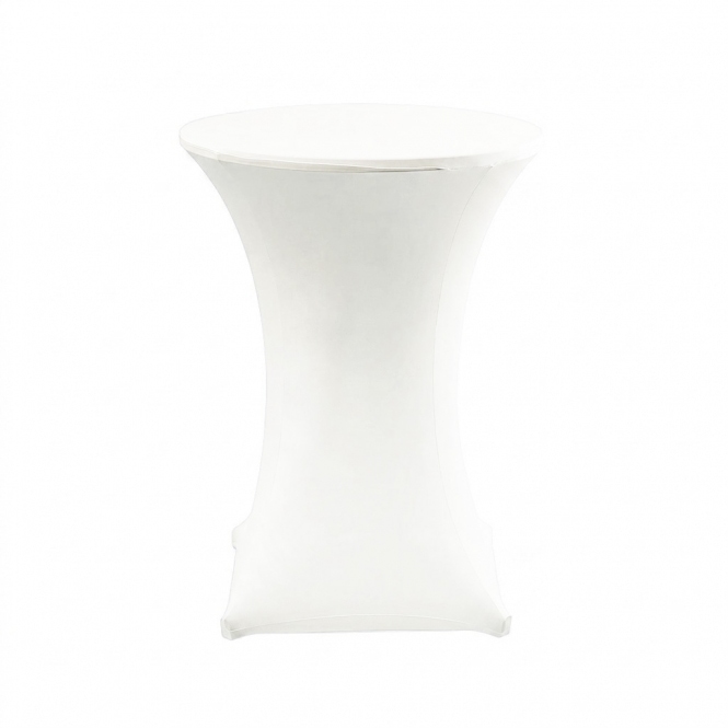 Cocktail Lycra Table Covers Size A Ivory