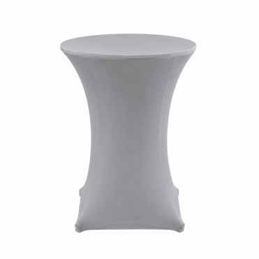 Cocktail Lycra Table Covers Size A Silver