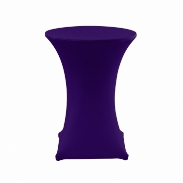 Cocktail Lycra Table Covers Size B Purple