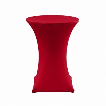 Cocktail Lycra Table Covers Size B Red