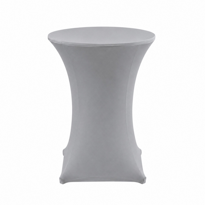 Cocktail Lycra Table Covers Size B Silver