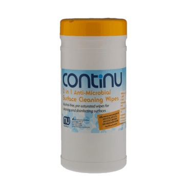 Continu Anti-Microbial Wipes Tubs 200Pk
