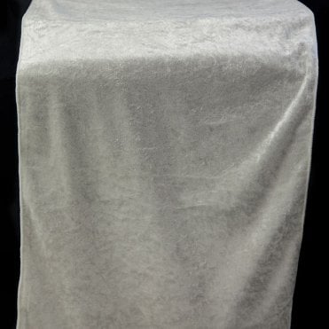 Crushed Velvet Table Runners Ivory 35cm X 275cm