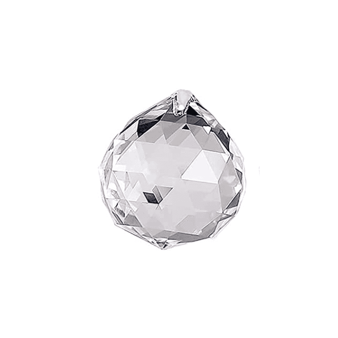 Crystal Drop Ball 30mm - Clear