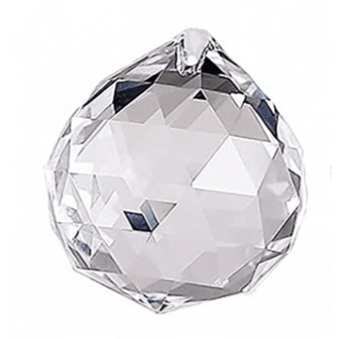 Crystal Drop Ball 30mm - Clear