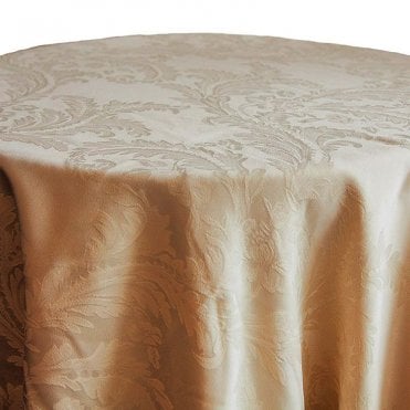 Damask 120 Tablecloths Gold