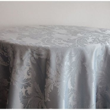 Damask 120 Tablecloths Silver