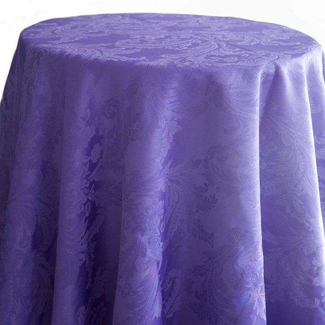 Damask 132 Tablecloths Purple