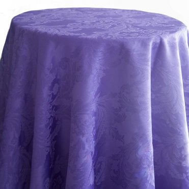 Damask 132 Tablecloths Purple