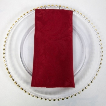 Damask Napkin Garnet