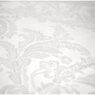 Damask Tablecloth White 90 X 90 White