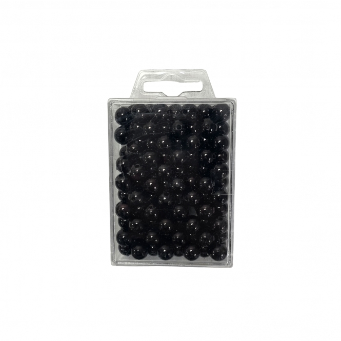 Decorative Pearl Beads Black 10mm