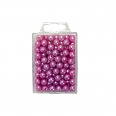 Decorative Pearl Beads Violet 10mm