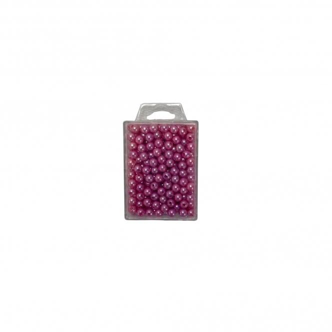 Decorative Pearl Beads Violet 8mm