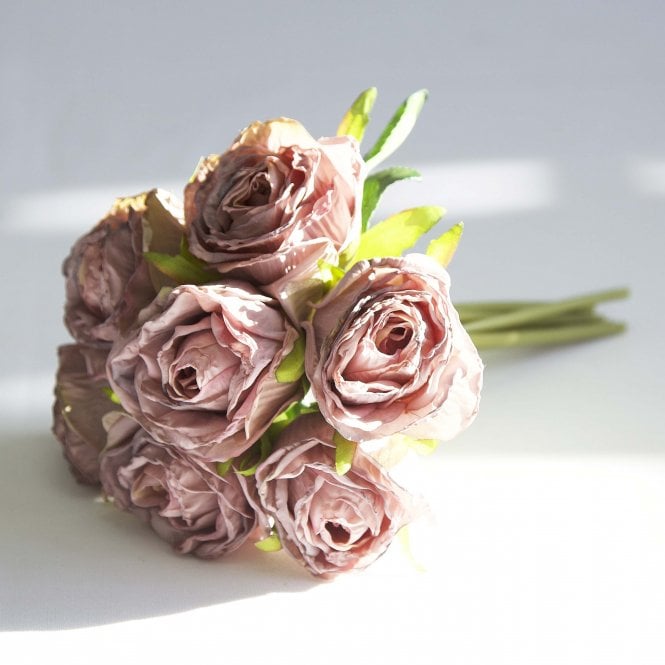 Dried Touch Ruby Rose Vintage Mauve Bunch