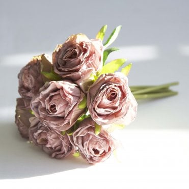 Dried Touch Ruby Rose Vintage Mauve Bunch